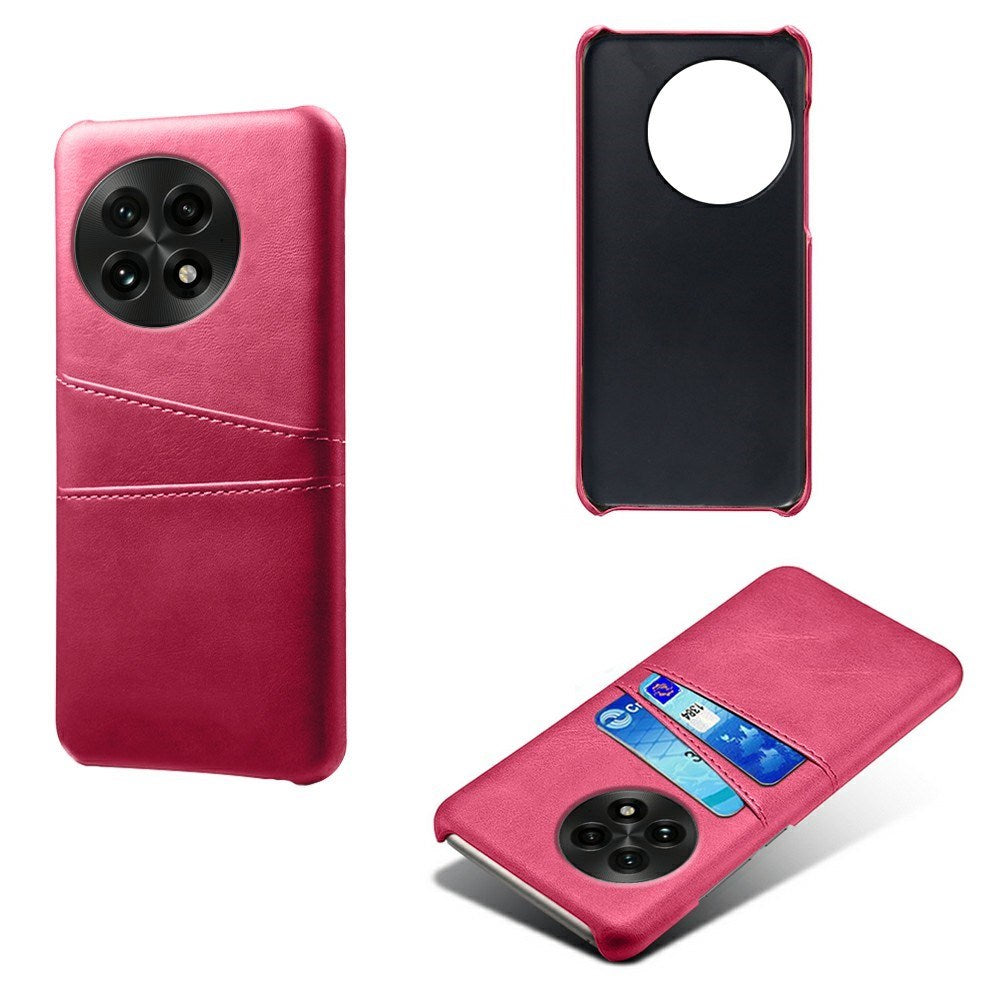 EIDERWOOD OnePlus 13 Kunstlæder Cover m. Indbygget Kortholder - Pink