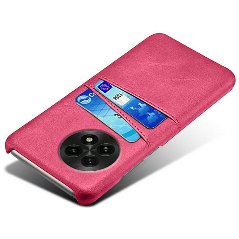 EIDERWOOD OnePlus 13 Kunstlæder Cover m. Indbygget Kortholder - Pink