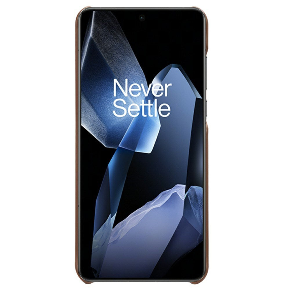 EIDERWOOD OnePlus 13 Kunstlæder Cover m. Indbygget Kortholder - Brun