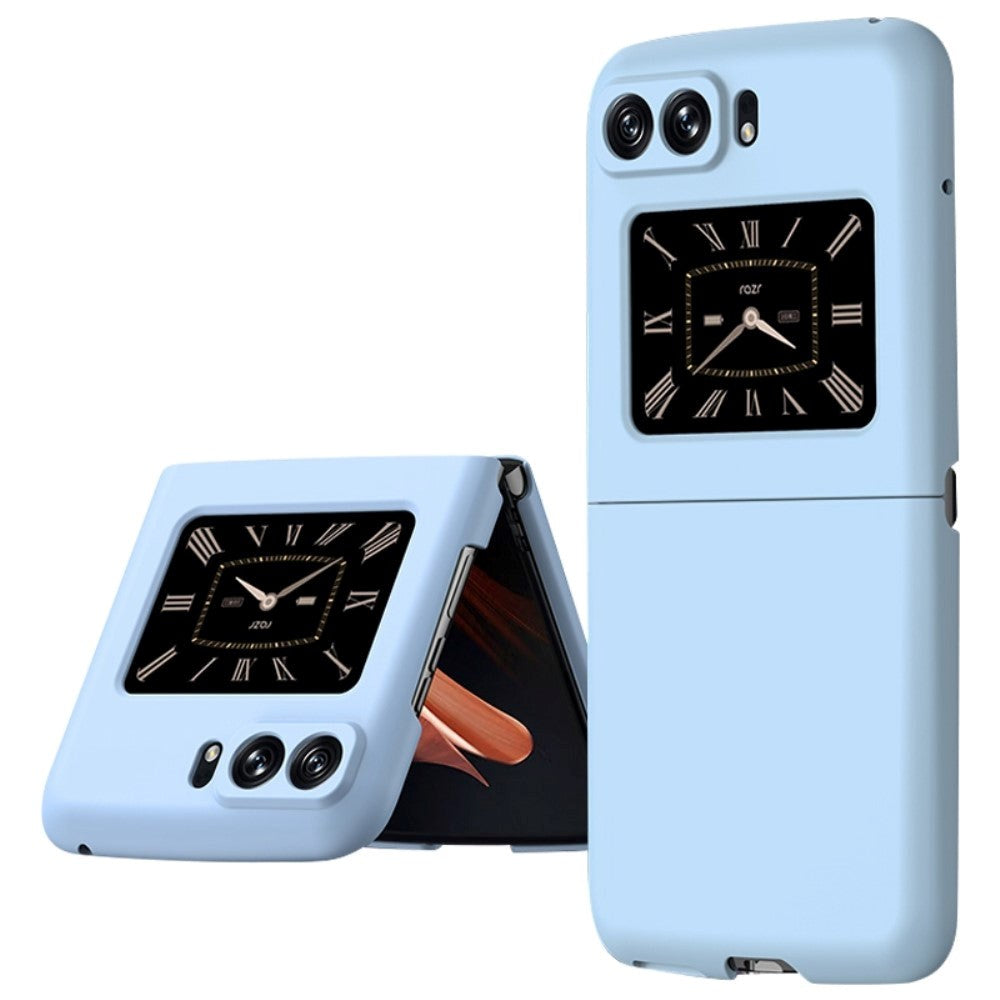 Motorola Razr 2022 Plastik Cover - Lyseblå