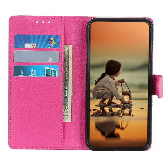 EIDERWOOD Xiaomi Redmi Note 14 (4G) Kunstlæder Flip Cover m. Kortholder & Ståfunktion - Pink