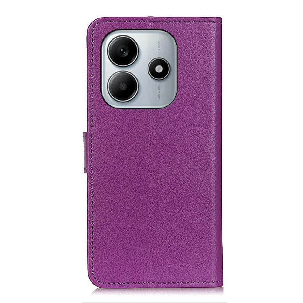 EIDERWOOD Xiaomi Redmi Note 14 (4G) Kunstlæder Flip Cover m. Kortholder & Ståfunktion - Lilla