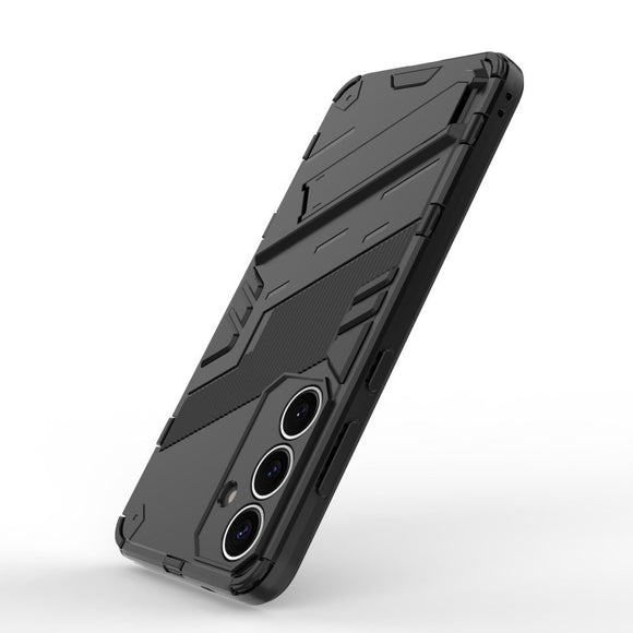 Samsung Galaxy S25+ Håndværkercover med Indbygget Kickstand - Sort