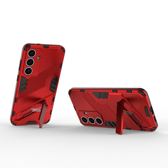EIDERWOOD Samsung Galaxy S25+ (Plus) Håndværkercover med Indbygget Kickstand - Rød