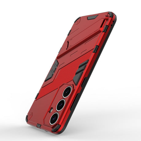 EIDERWOOD Samsung Galaxy S25+ (Plus) Håndværkercover med Indbygget Kickstand - Rød