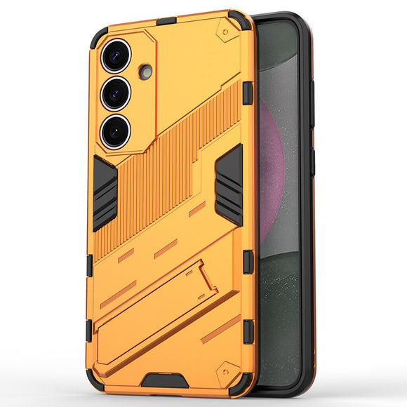 EIDERWOOD Samsung Galaxy S25+ (Plus) Håndværkercover med Indbygget Kickstand - Orange