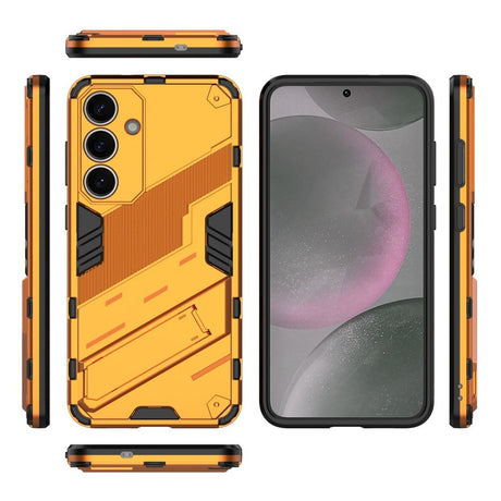EIDERWOOD Samsung Galaxy S25+ (Plus) Håndværkercover med Indbygget Kickstand - Orange