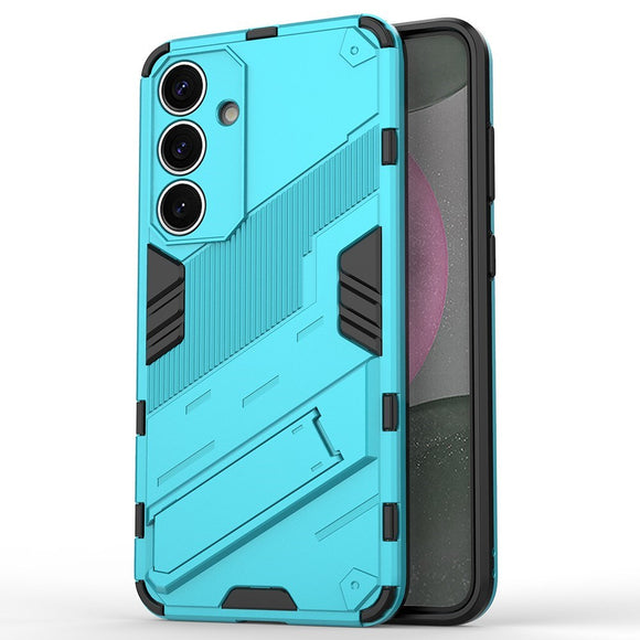 EIDERWOOD Samsung Galaxy S25+ (Plus) Håndværkercover med Indbygget Kickstand - Blå