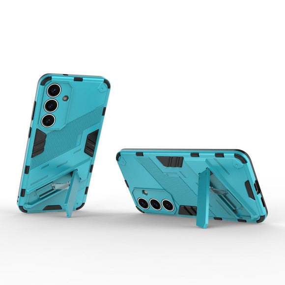 EIDERWOOD Samsung Galaxy S25+ (Plus) Håndværkercover med Indbygget Kickstand - Blå