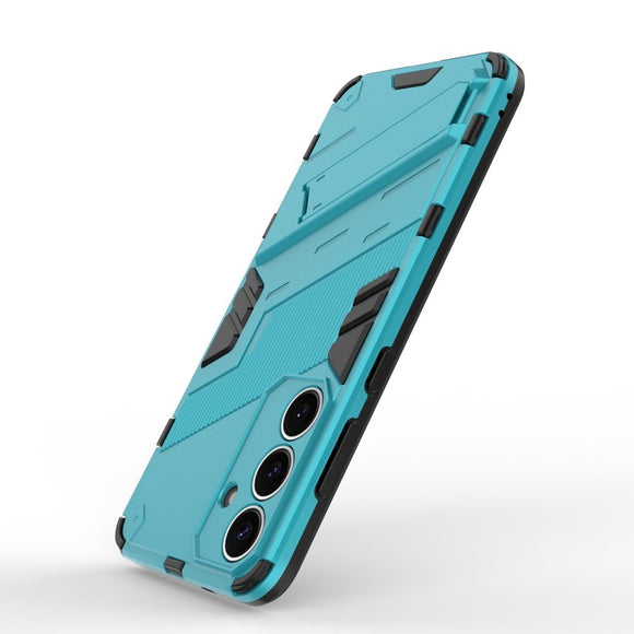 EIDERWOOD Samsung Galaxy S25+ (Plus) Håndværkercover med Indbygget Kickstand - Blå