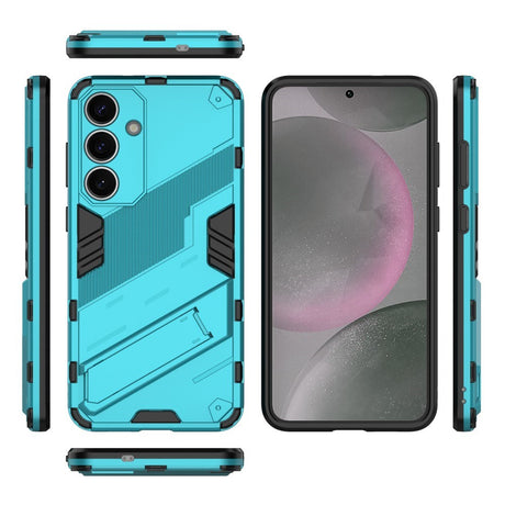 EIDERWOOD Samsung Galaxy S25+ (Plus) Håndværkercover med Indbygget Kickstand - Blå