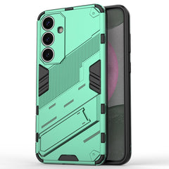 EIDERWOOD Samsung Galaxy S25+ (Plus) Håndværkercover med Indbygget Kickstand - Grøn