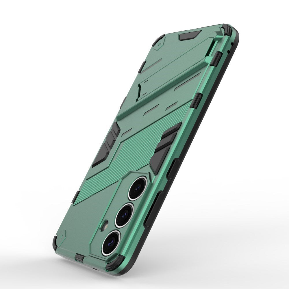 EIDERWOOD Samsung Galaxy S25+ (Plus) Håndværkercover med Indbygget Kickstand - Grøn