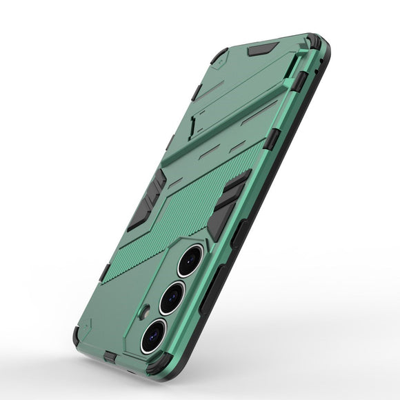 EIDERWOOD Samsung Galaxy S25+ (Plus) Håndværkercover med Indbygget Kickstand - Grøn