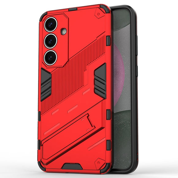 EIDERWOOD Håndværker Cover m. Kickstand - Samsung Galaxy S25 - Rød