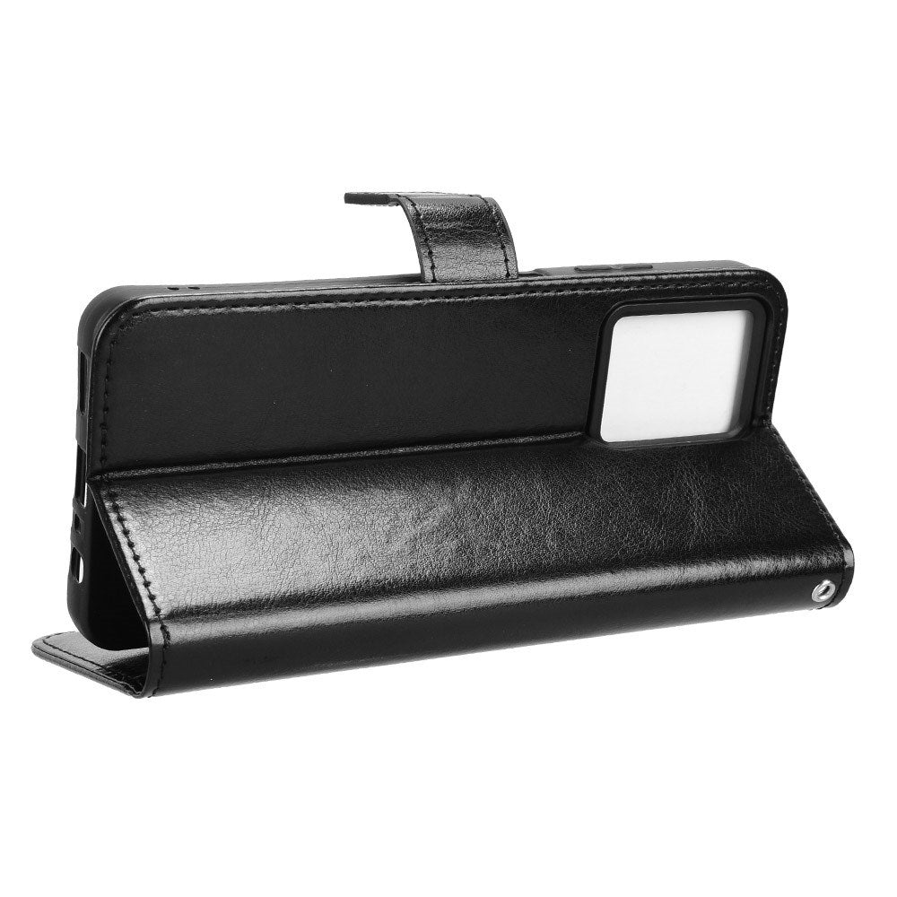 EIDERWOOD HMD Fusion / Fusion X1 Kunstlæder Flip Cover m. Strop - Sort