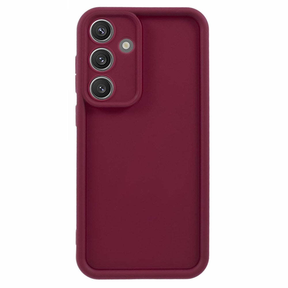 EIDERWOOD Anti-Slip Fleksibelt Plastik Cover - Samsung Galaxy S25 - Rød