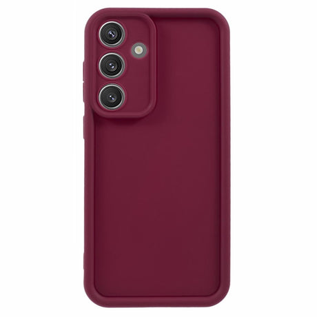 EIDERWOOD Anti-Slip Fleksibelt Plastik Cover - Samsung Galaxy S25 - Rød