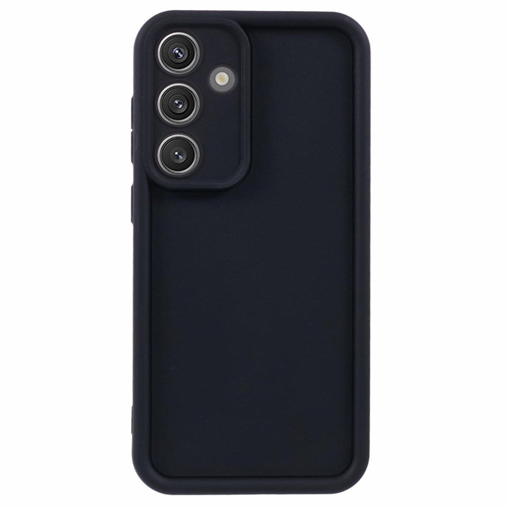EIDERWOOD Anti-Slip Fleksibelt Plastik Cover - Samsung Galaxy S25 - Sort