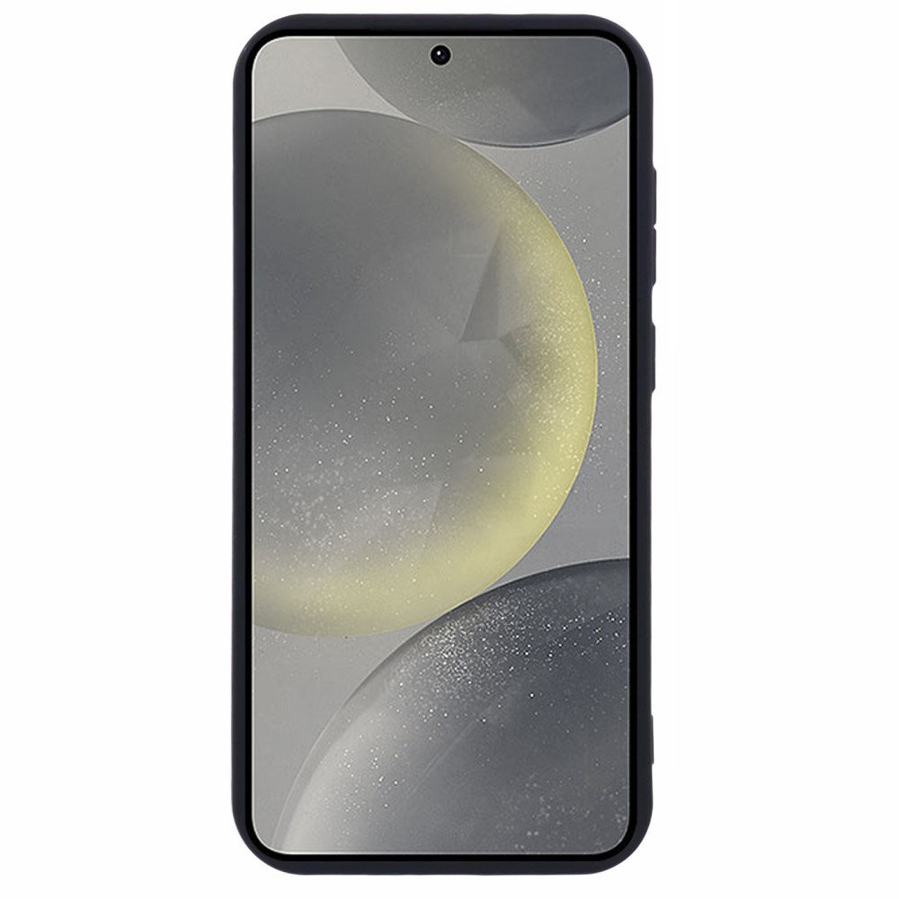 EIDERWOOD Anti-Slip Fleksibelt Plastik Cover - Samsung Galaxy S25 - Sort