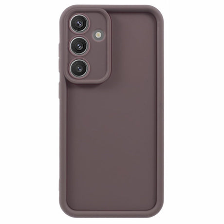 EIDERWOOD Anti-Slip Fleksibelt Plastik Cover - Samsung Galaxy S25 - Brun