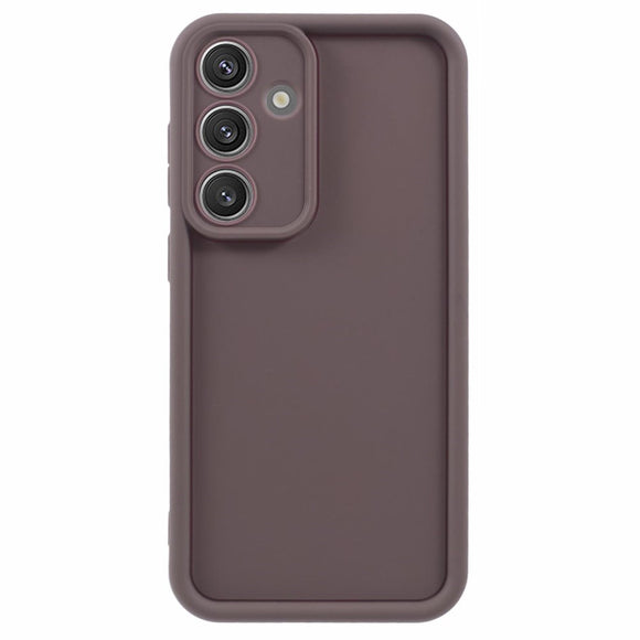 EIDERWOOD Anti-Slip Fleksibelt Plastik Cover - Samsung Galaxy S25 - Brun
