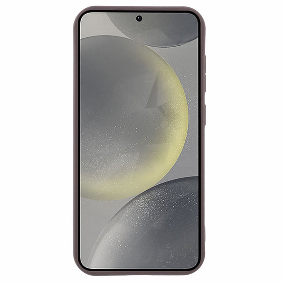 EIDERWOOD Anti-Slip Fleksibelt Plastik Cover - Samsung Galaxy S25 - Brun