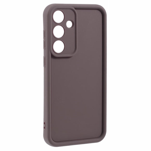 EIDERWOOD Anti-Slip Fleksibelt Plastik Cover - Samsung Galaxy S25 - Brun