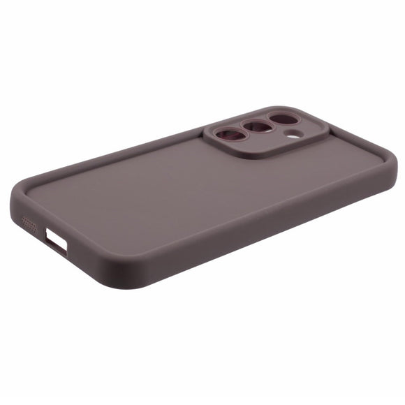 EIDERWOOD Anti-Slip Fleksibelt Plastik Cover - Samsung Galaxy S25 - Brun