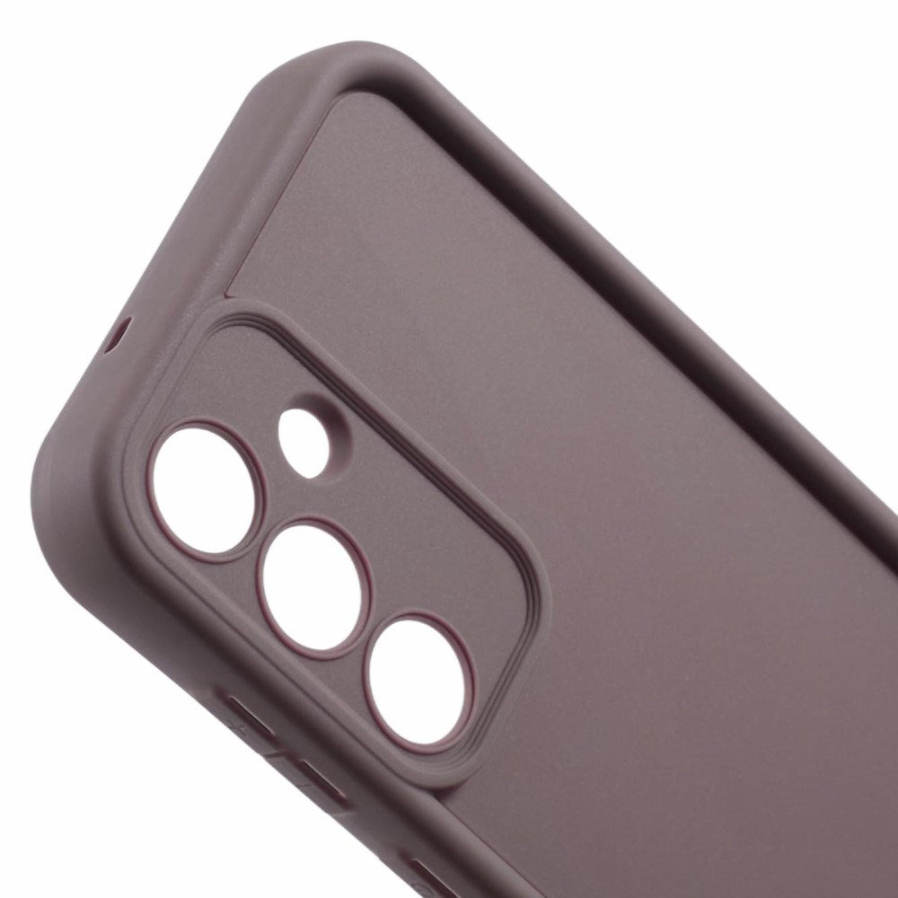 EIDERWOOD Anti-Slip Fleksibelt Plastik Cover - Samsung Galaxy S25 - Brun