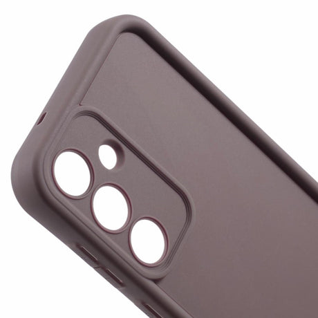 EIDERWOOD Anti-Slip Fleksibelt Plastik Cover - Samsung Galaxy S25 - Brun