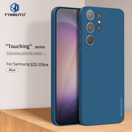 Samsung Galaxy S25 Ultra PINWUYO Silikone Cover - Blå