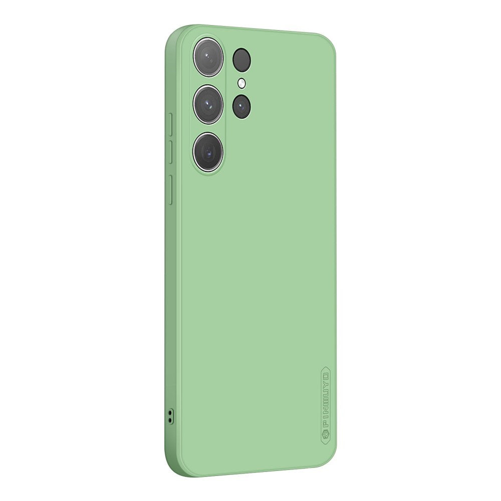 Samsung Galaxy S25 Ultra PINWUYO Silikone Cover - Grøn
