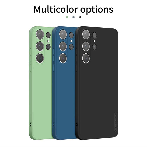Samsung Galaxy S25 Ultra PINWUYO Silikone Cover - Grøn