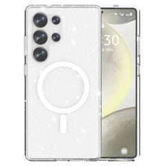EIDERWOOD Samsung Galaxy S25 Ultra Glitter Hybrid Cover - MagSafe Kompatibel - Gennemsigtig