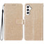 EIDERWOOD Samsung Galaxy A36 (5G) Læder Cover m. Pung & Strop - Glimmer - Guld