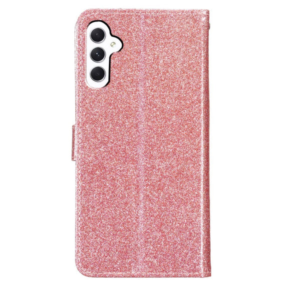 EIDERWOOD Samsung Galaxy A36 (5G) Læder Cover m. Pung & Strop - Glimmer - Rose Gold