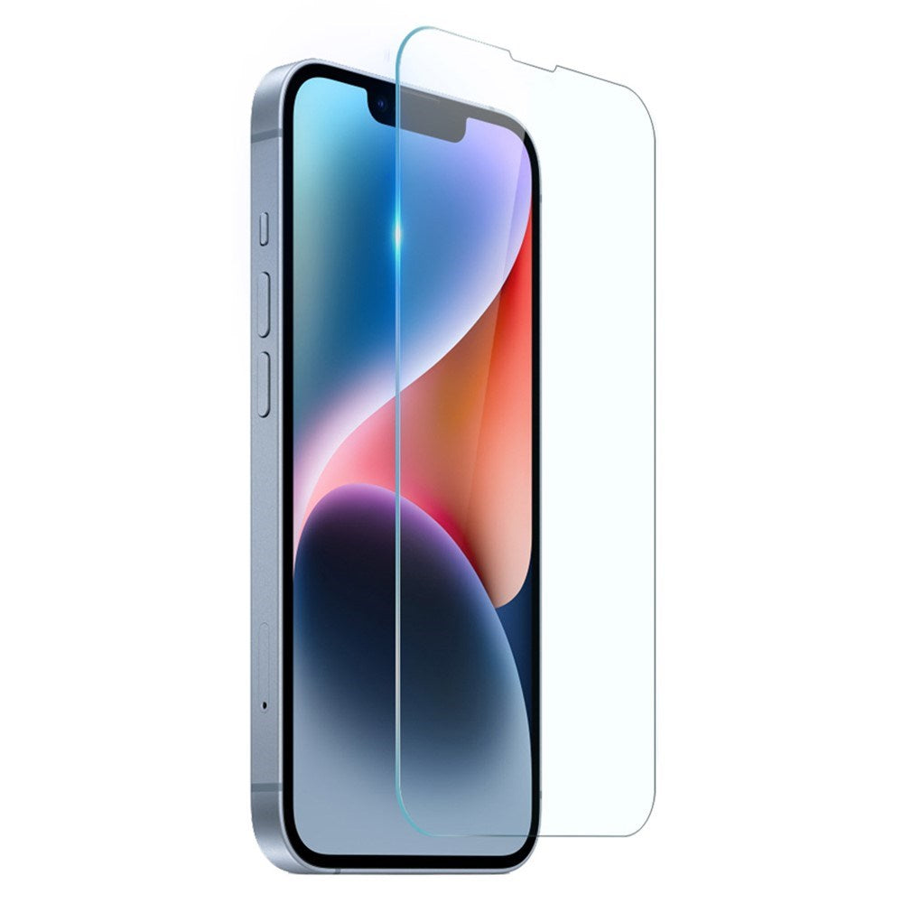 NORTHJO iPhone 14 Beskyttelsessæt m. Fleksibelt Plastik Mobil Cover m. Hærdet Beskyttelsesglas - Gennemsigtig