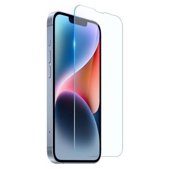 NORTHJO iPhone 14 Beskyttelsessæt m. Fleksibelt Plastik Mobil Cover m. Hærdet Beskyttelsesglas - Gennemsigtig