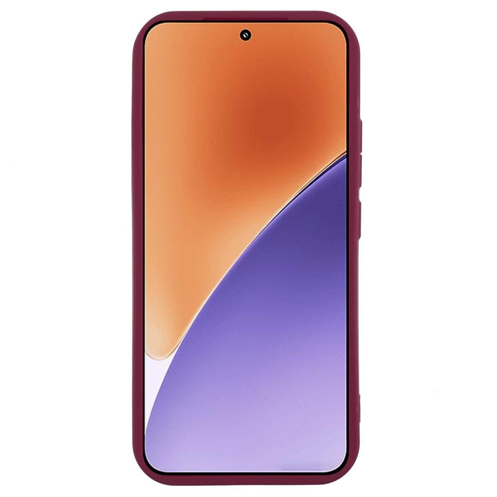 EIDERWOOD Xiaomi 15 Anti-Slip Fleksibelt Plastik Cover - Rød