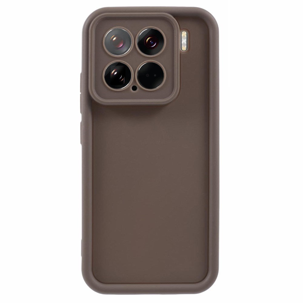 EIDERWOOD Xiaomi 15 Anti-Slip Fleksibelt Plastik Cover - Brun