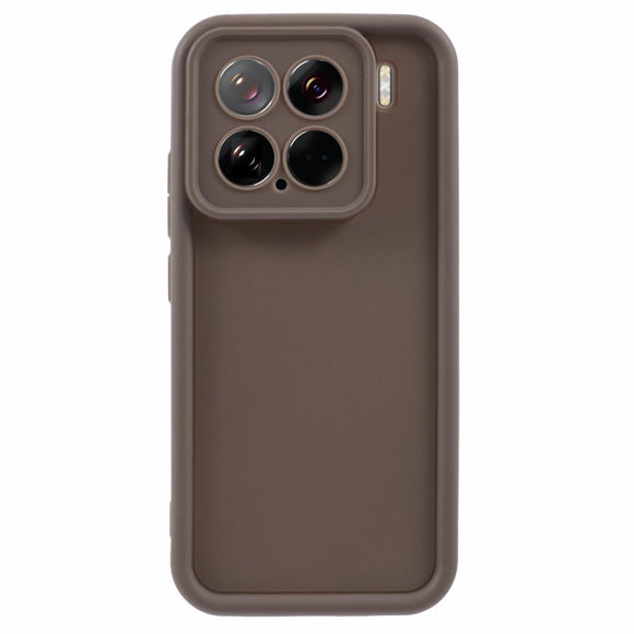 EIDERWOOD Xiaomi 15 Anti-Slip Fleksibelt Plastik Cover - Brun