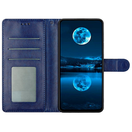 EIDERWOOD Xiaomi Redmi Note 14 Pro (5G) / Poco X7 Kunstlæder Flip Cover m. Strop - Blå