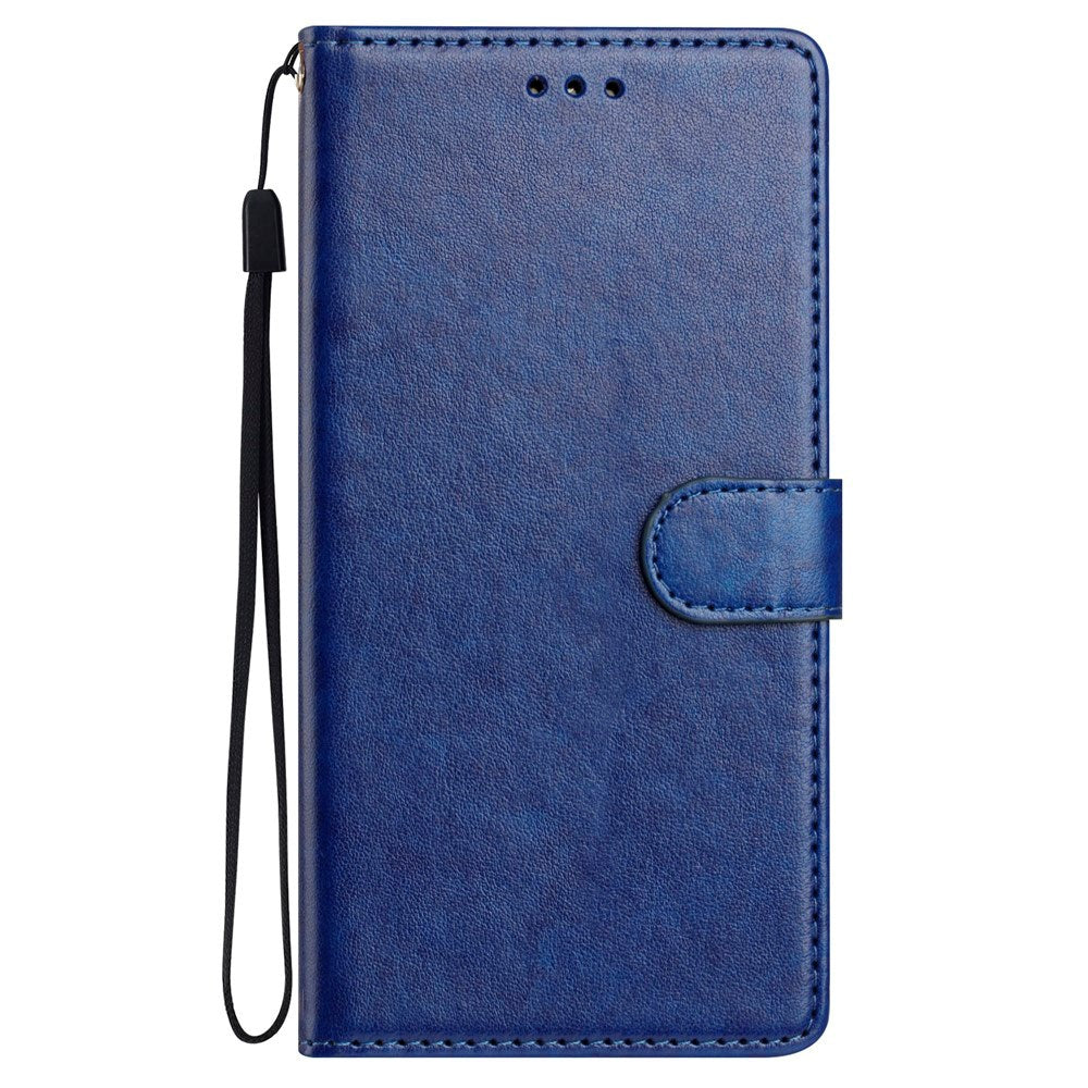 EIDERWOOD Xiaomi Redmi Note 14 Pro (5G) / Poco X7 Kunstlæder Flip Cover m. Strop - Blå