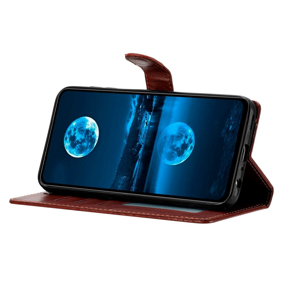 EIDERWOOD Xiaomi Redmi Note 14 Pro (5G) / Poco X7 Kunstlæder Flip Cover m. Strop - Brun
