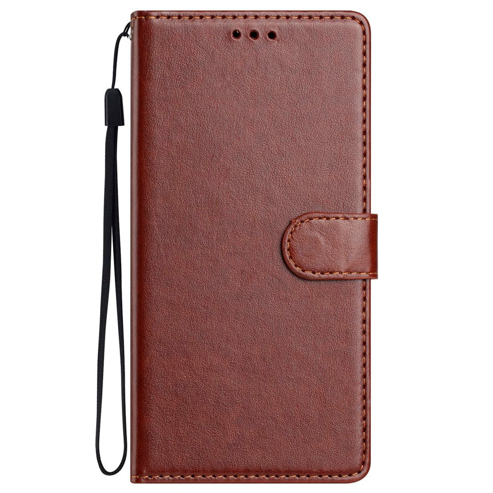 EIDERWOOD Xiaomi Redmi Note 14 Pro (5G) / Poco X7 Kunstlæder Flip Cover m. Strop - Brun