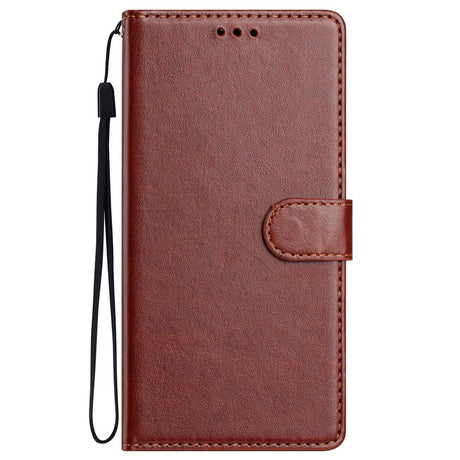 EIDERWOOD Xiaomi Redmi Note 14 Pro (5G) / Poco X7 Kunstlæder Flip Cover m. Strop - Brun