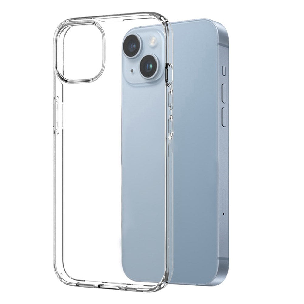 NORTHJO iPhone 14 | 3-i-1 360° Beskyttelsessæt m. Cover | Skærmbeskyttelse | Kameralinsebeskyttelse - Gennemsigtig