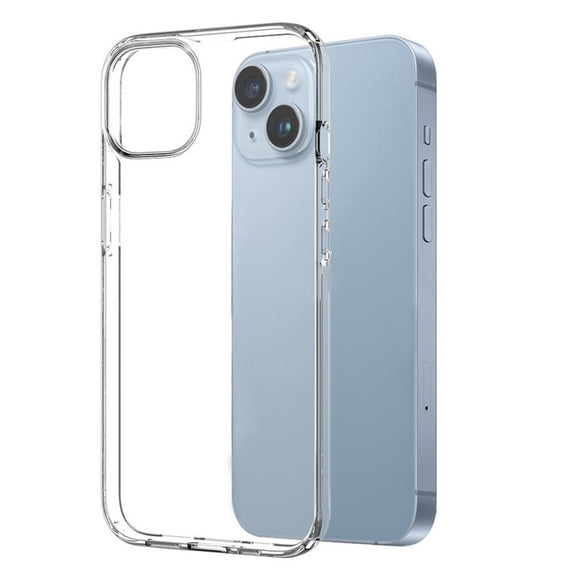 NORTHJO iPhone 14 | 3-i-1 360° Beskyttelsessæt m. Cover | Skærmbeskyttelse | Kameralinsebeskyttelse - Gennemsigtig
