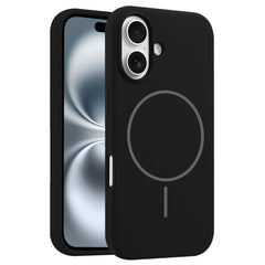 EIDERWOOD iPhone 16 Plus Silikone Cover - MagSafe Kompatibel - Sort